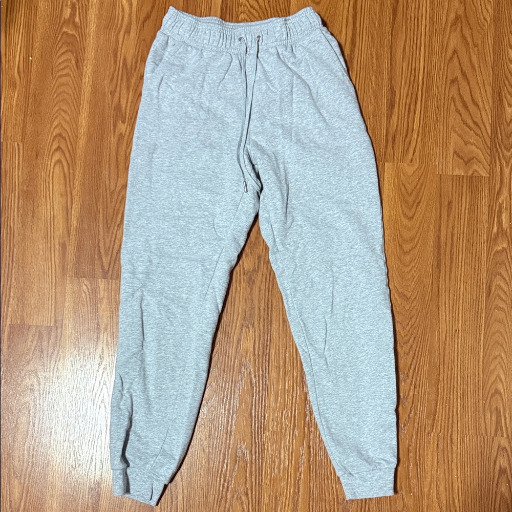 Grey Sweatpants with Drawstring